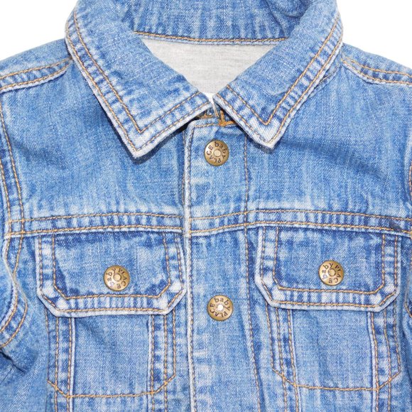 Boys 6-9 months Jersey Lined Jean Jacket - Picture 2 of 10
